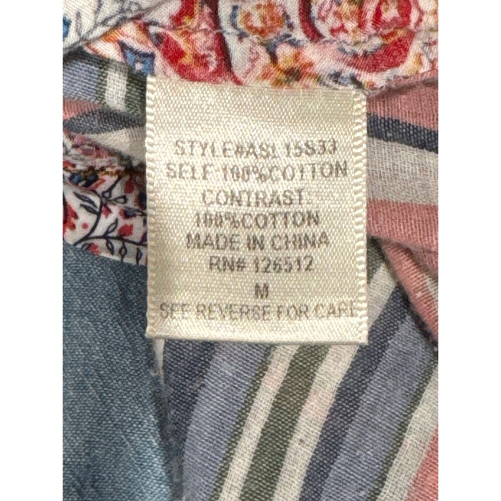 Anthropologie Aratta Silent Journey Texas Shirt, Paisley, Floral, Size Medium - Picture 13 of 14